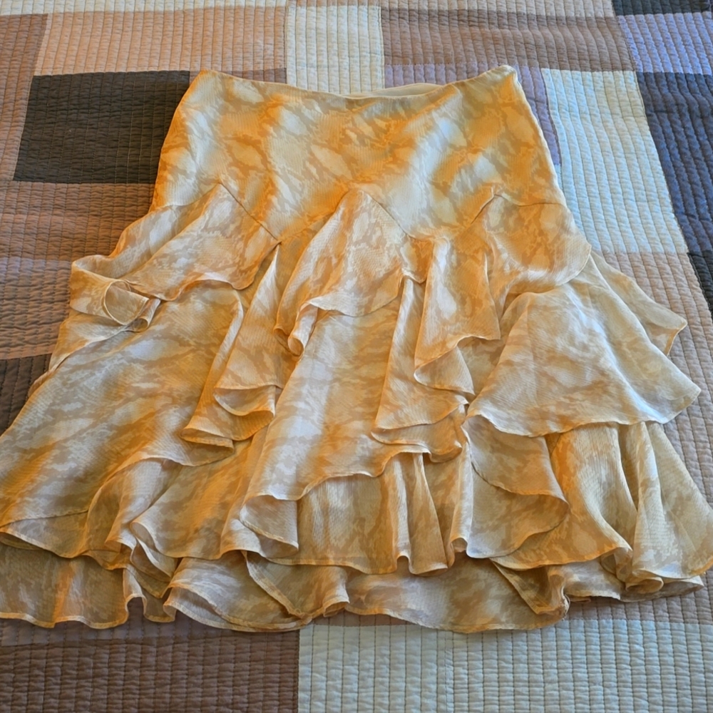 Lauren snake print flowy skirt